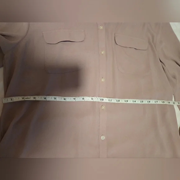 [EUC] New York & Co Womens Sz XL Blouse Top Lilac Purple Convertible 3/4 Sleeve - Picture 8 of 8